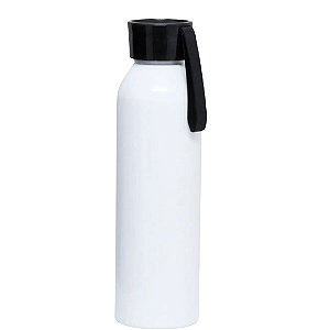 Squeeze Garrafa de Alumínio Branca 650ml Tampa Sport Live