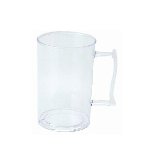 Caneca Chopp de Acrílico 300ml Transparente