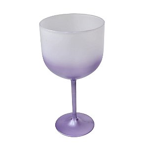 Taça Gin Jateada 450ml Degradê Lilás