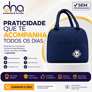 Bolsa Térmica Lancheira Azul