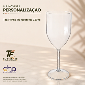 Taça Vinho Transparente 320ml