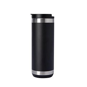 Copo Térmico Clean Inox Preto Com Tampa 550ml (não sublimático)
