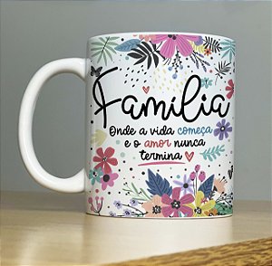 Caneca Personalizada - Familia