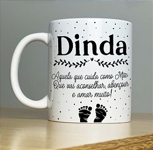 Caneca Personalizada - Dindo e Dinda XIV