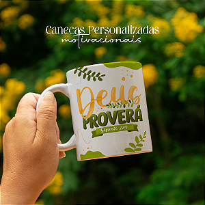 Caneca Personalizada Deus Proverá Genesis 29:8