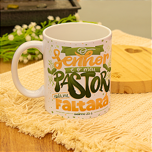 Caneca Personalizada O Senhor é o Meu Pastor Salmo 23:1