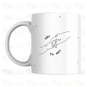 Caneca Personalizada Mãe é Quem Segura Nossa Mão