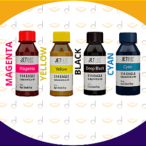 Kit Tinta Sublimática - 4 Cores Jet Ink