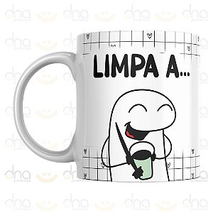 Caneca Personalizada Limpa a... Casa Comigo?