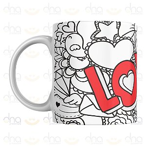 Caneca Personalizada Love