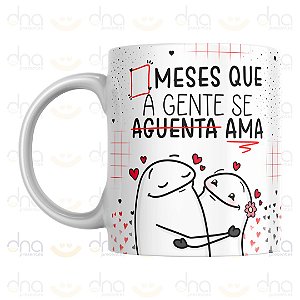 Caneca Personalizada  Meses Que a Gente se (Aguenta) Ama