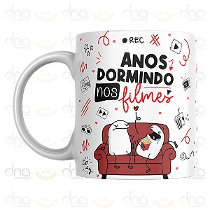 Caneca Personalizada   Anos Dormindo Nos Filmes
