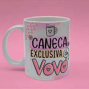 Caneca Personalizada Caneca Exclusiva da Vovó