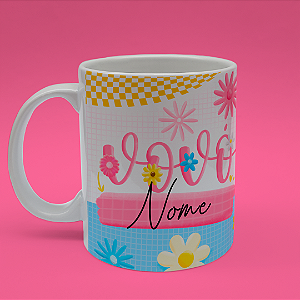 Caneca Personalizada Vovó - Nome