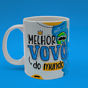 Caneca Personalizada Melhor Vovô do Mundo
