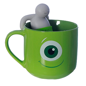 Caneca 350ml com Infusor para Chá Monster 350ml - Mike Wazowski