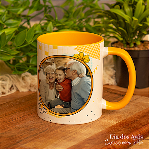 Caneca Personalizada Foto dos Avós