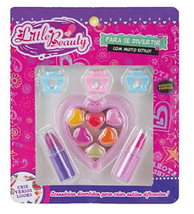 Kit de Maquiagem + Presilhas - Little Beauty