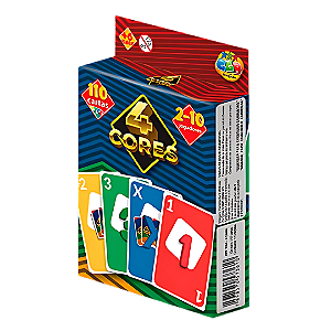 Jogo de Cartas em Papel 4 Cores