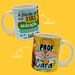 Caneca Personalizada Exige Dedicação