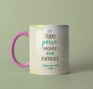 Caneca Personalizada Tudo Posso