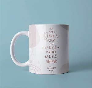 Caneca Personalizada Por onde você andar