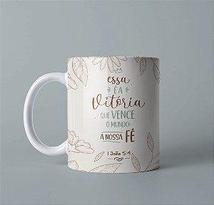 Caneca Personalizada A nossa fé