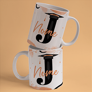Caneca Personalizada Formando "J"
