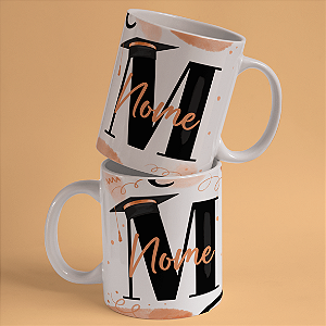 Caneca Personalizada Formando "M"