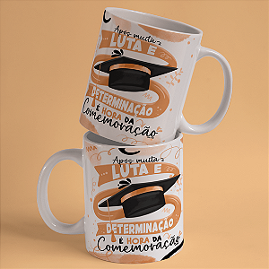 Caneca Personalizada Luta e Determinação