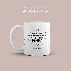 Caneca Personalizada Obrigada a Dinda