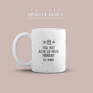 Caneca Personalizada Aceita Madrinha