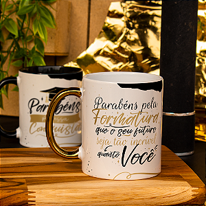 Caneca Personalizada Parabéns pela Formatura