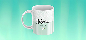 Caneca Personalizada Padrinhos de Batismo (verde)