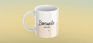 Caneca Personalizada Padrinhos de Batismo (amarelo)