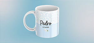Caneca Personalizada Padrinhos de Batismo (Azul)