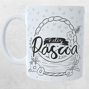 Caneca Personalizada Feliz Páscoa 2