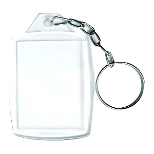 Chaveiro Em Acrílico Para Foto 3x4 - Kit com 10 unidades