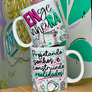 Caneca Personalizada engenheira