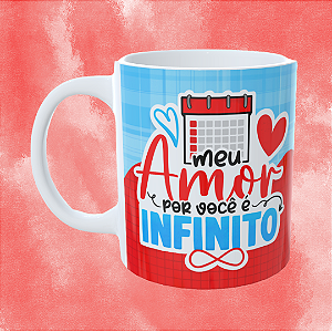 Caneca Personalizada - Meu amor por você é infinito