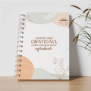 Agenda Personalizada - Quanto mais gratidão, mais formas de agradecer