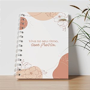 Agenda Personalizada - Viva no seu ritmo, sem pressa