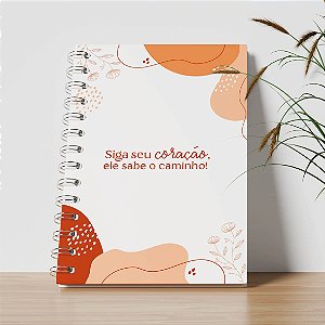 Agenda Personalizada - siga seu coração, ele sabe o caminho