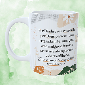 Caneca Personalizada - Dinda + frase