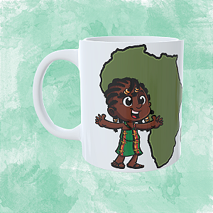 Caneca Personalizada - mapa + frase