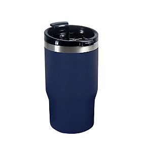 Copo Térmico com 2 Tampas 420ml - Azul escuro