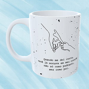 Caneca Personalizada Mãozinha segurando dedo