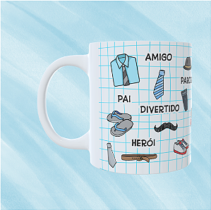 Caneca Personalizada - Dia dos pais Ícones