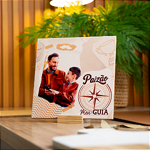 Azulejo Personalizado 15x15 - Paizão meu guia + Foto