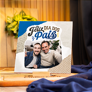 Azulejo Personalizado 15x15 - Feliz dia dos pais